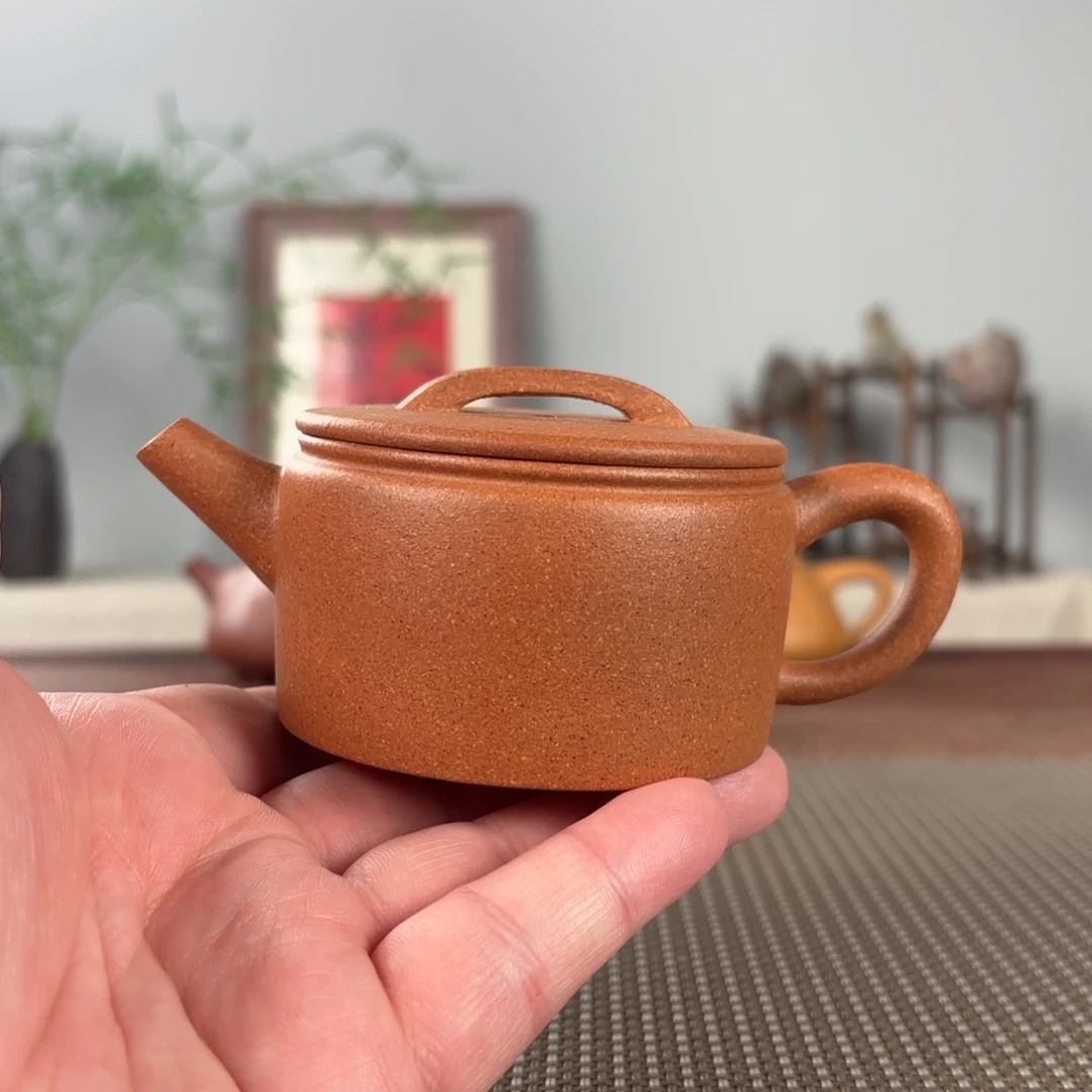 茶壶紫砂微瑕黄龙山原矿紫砂壶