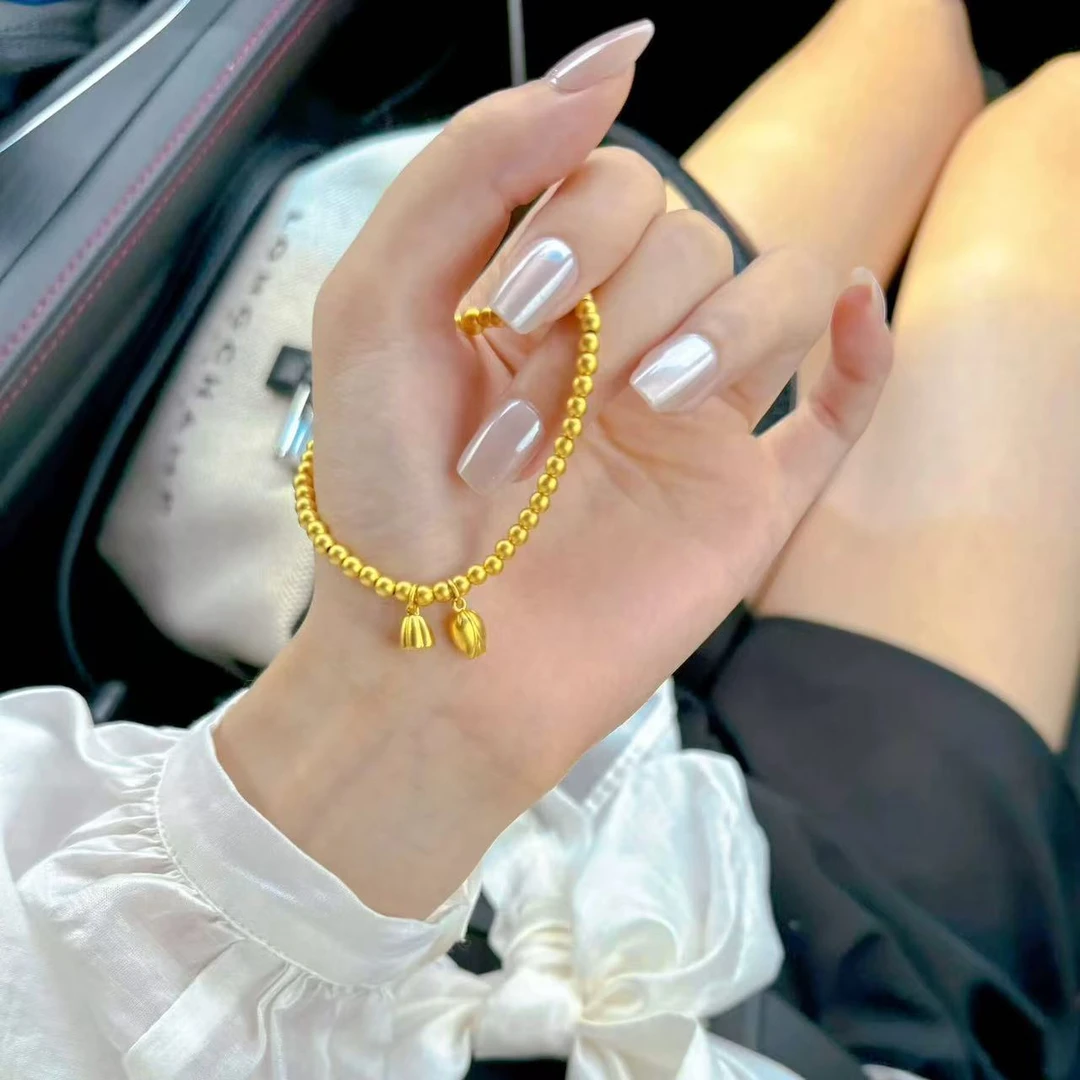 铜合金手链 824百搭两世欢链简约气质手串情人节礼物