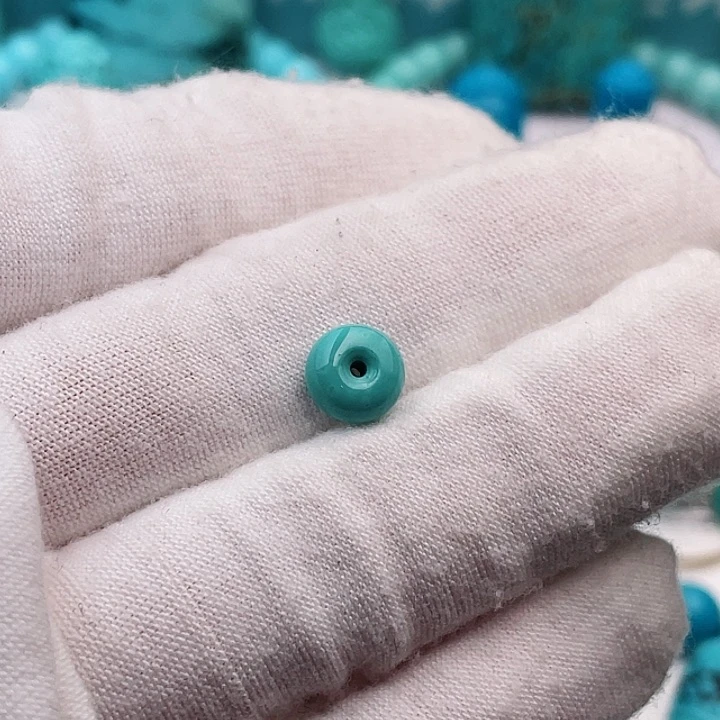 未镶嵌绿松石7.6m m