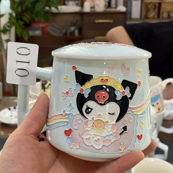 瓷片景德镇釉下彩手绘