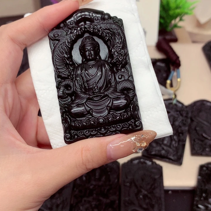 天然a货钢琴黑挂件