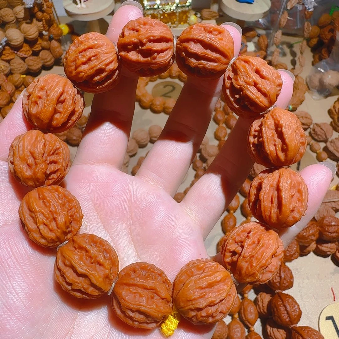 文玩核桃吊坠粗筋八棱