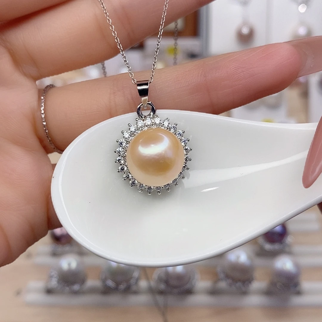 合金颈饰淡水珍珠F