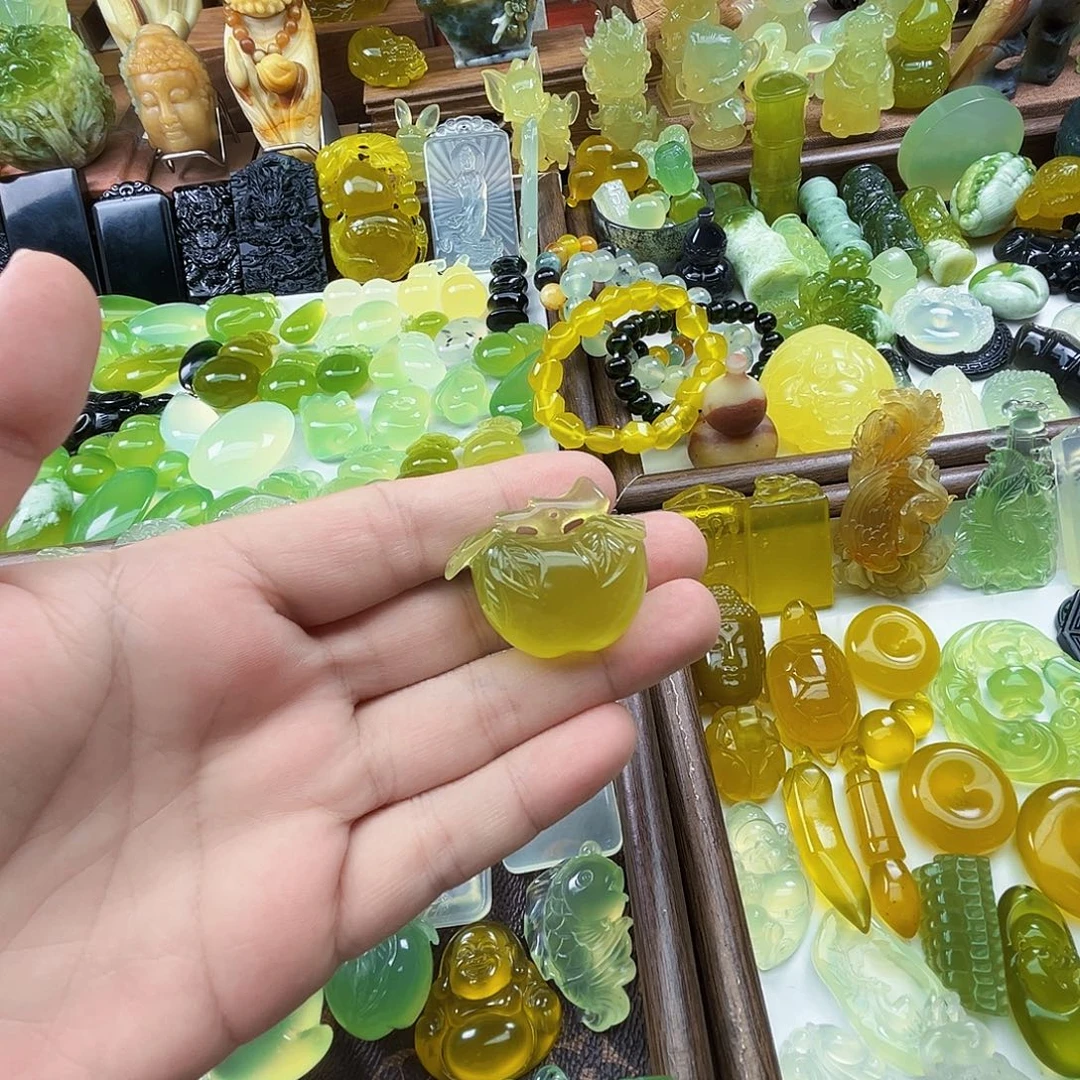 岫玉未镶嵌吊坠(不含链)