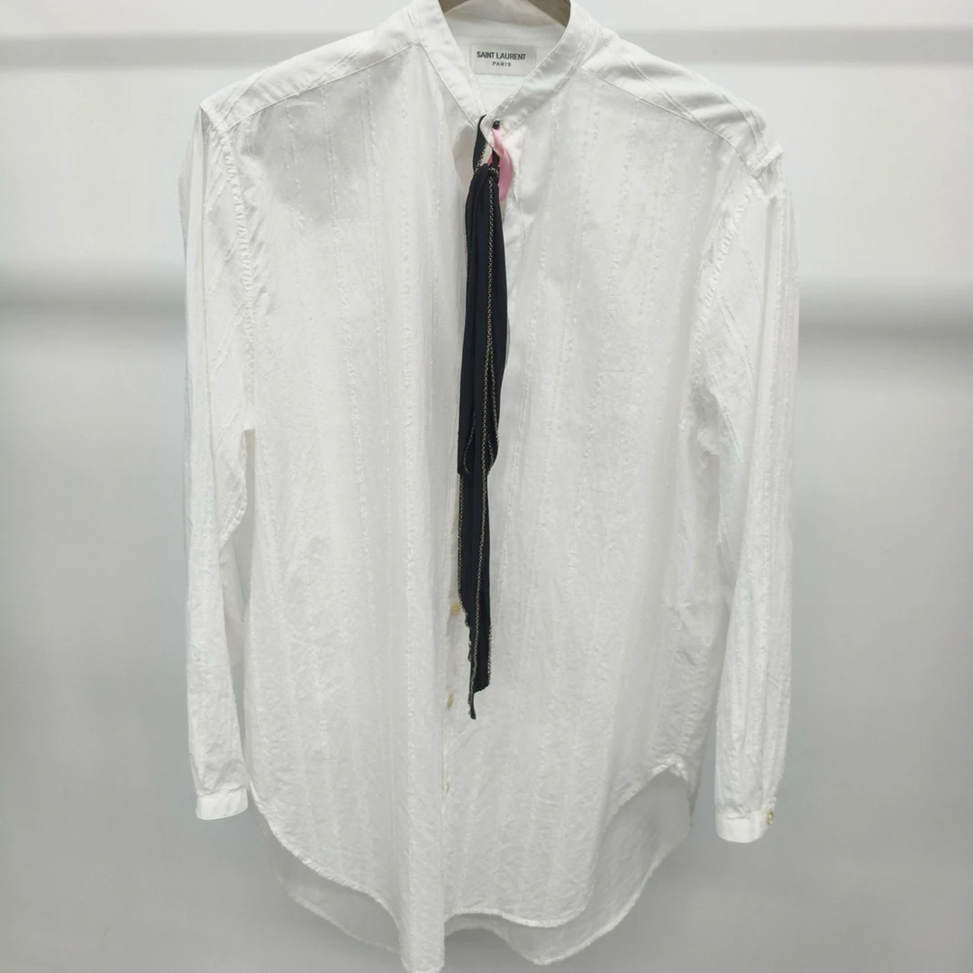 99新 YSL/圣罗兰 YSL/圣罗兰/白色衬衫/P10194