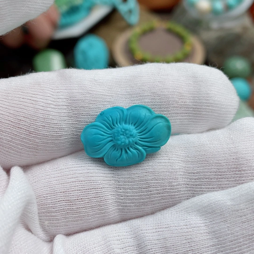 绿松石珠宝奇石未镶嵌