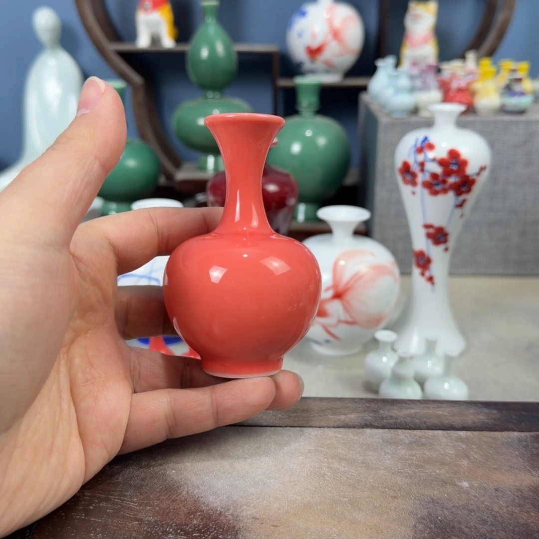 陶瓷手工小花器摆件