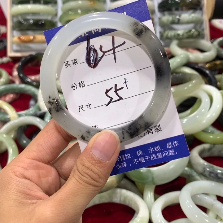 未镶嵌蛇纹石玉手镯64