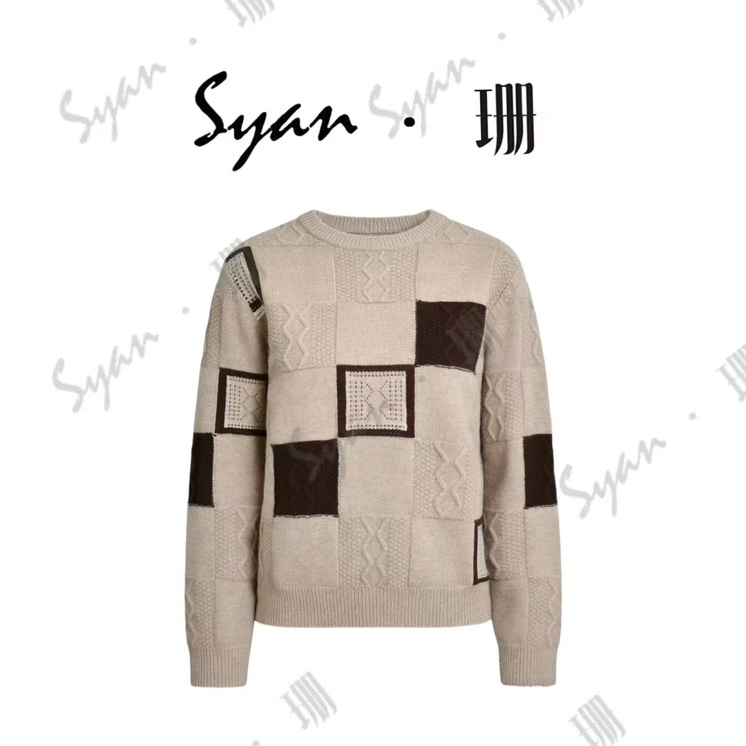 Syan【温暖拍档】保暖洋气时尚百搭简约休闲长袖加厚打底毛衣