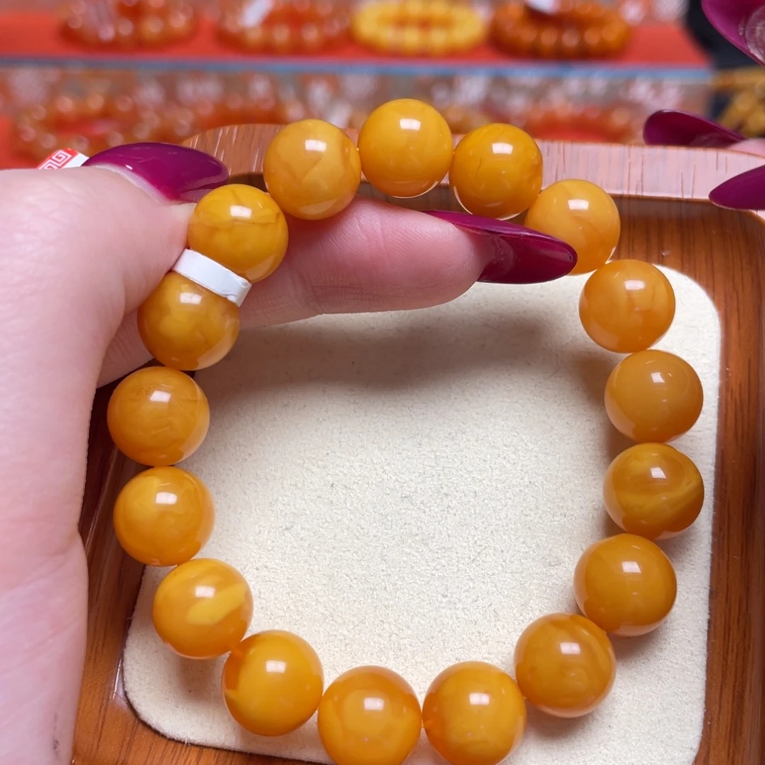 蜜蜡未镶嵌手链手串