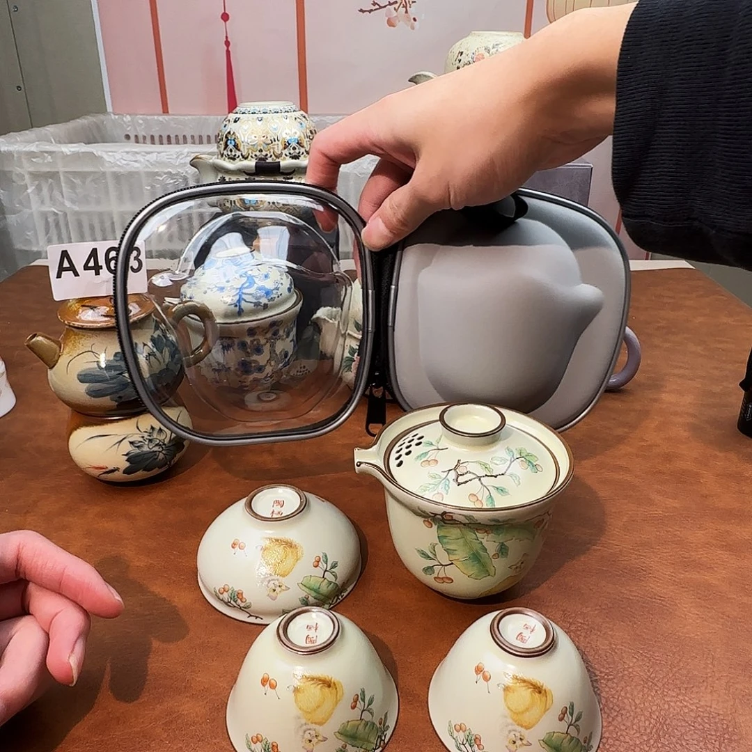 颜瓷闪购商品链接陶栖猫咪套装