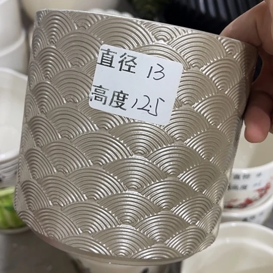 多肉绿植陶瓷花盆9.9包邮，有孔