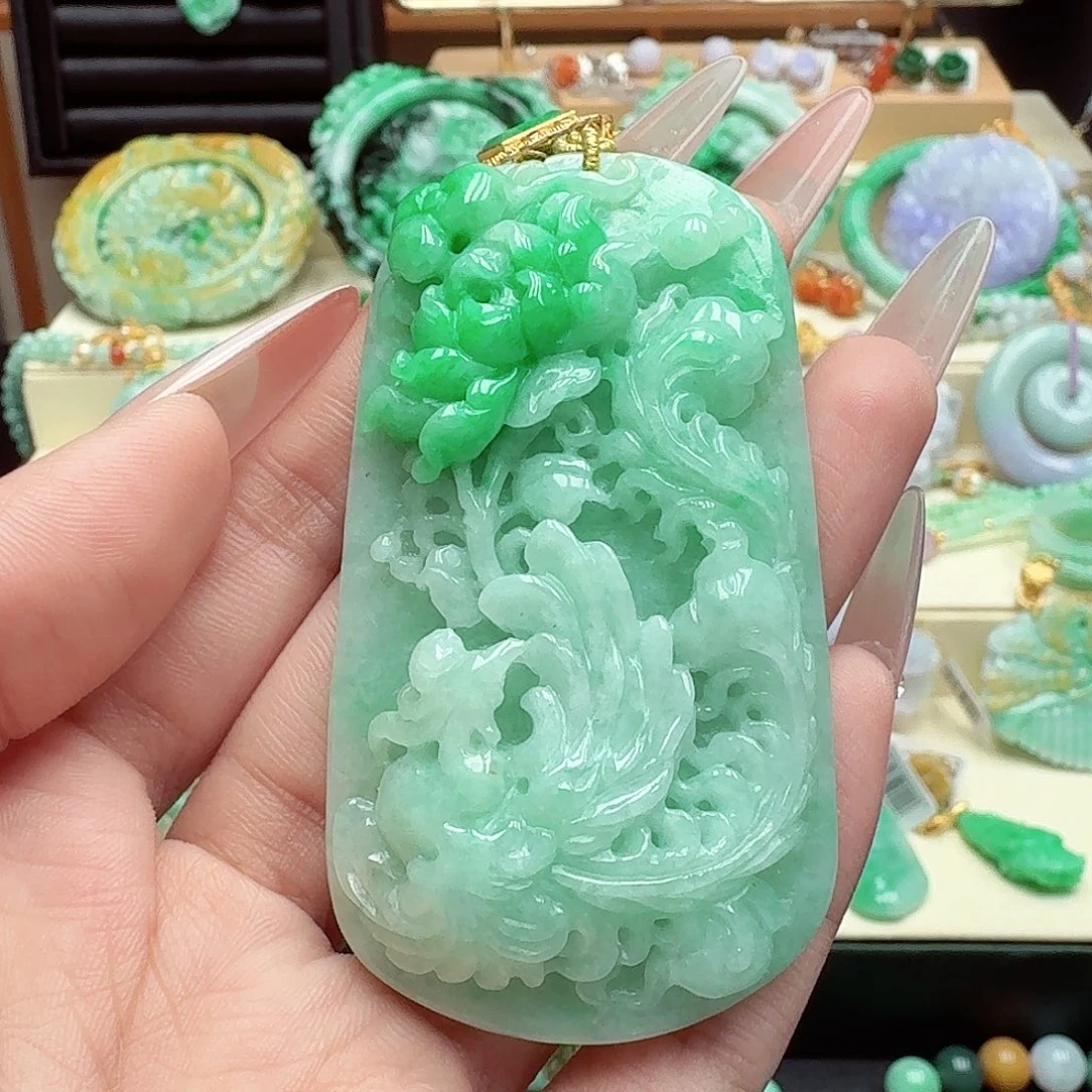 颈饰未镶嵌翡翠翡翠吊坠