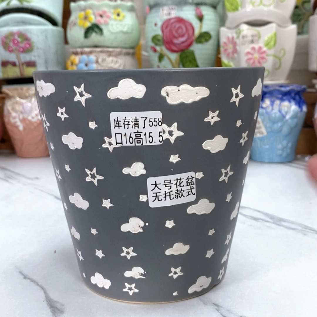 @夏西陶瓷花盆@@5558