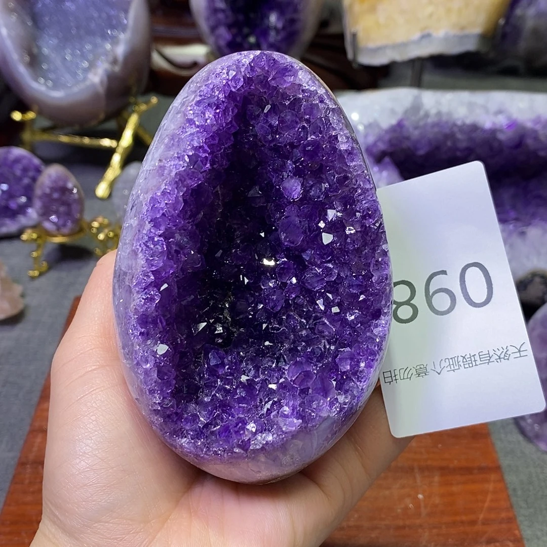 紫晶珠宝半成品未镶嵌