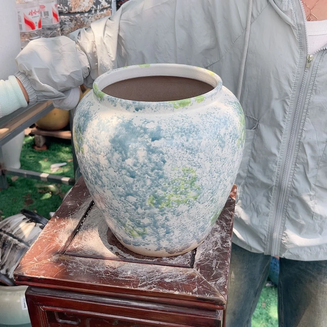 紫砂花盆王嫂花盆直播0603-353高26口18
