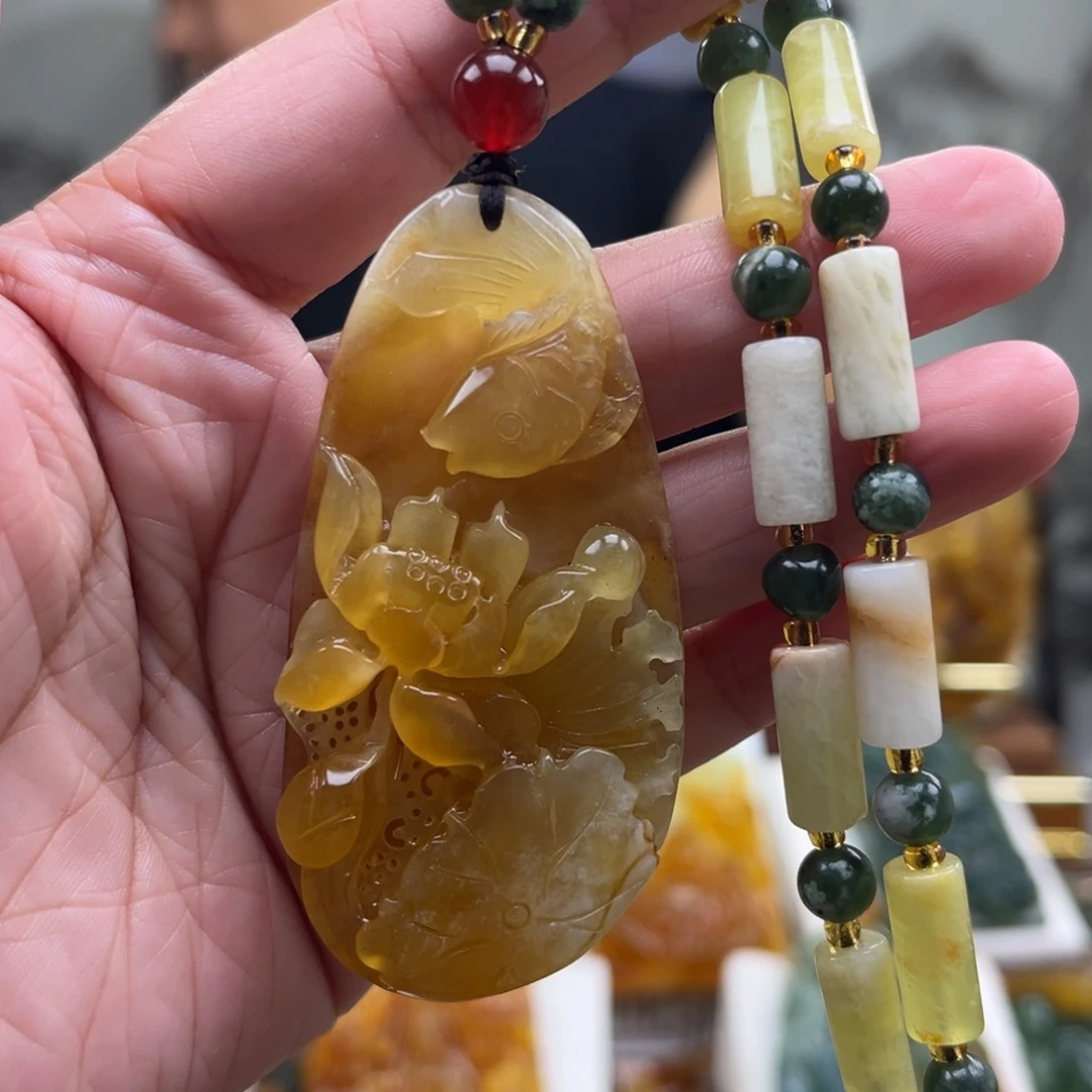 岫玉未镶嵌挂件挂件