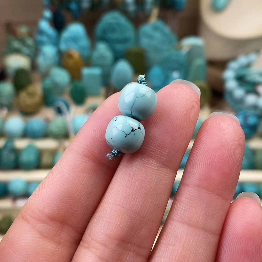 未镶嵌绿松石珠宝奇石9.3