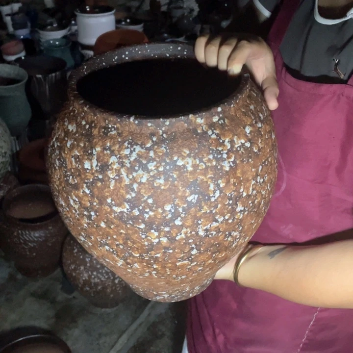 紫砂花盆口19高31正品正品