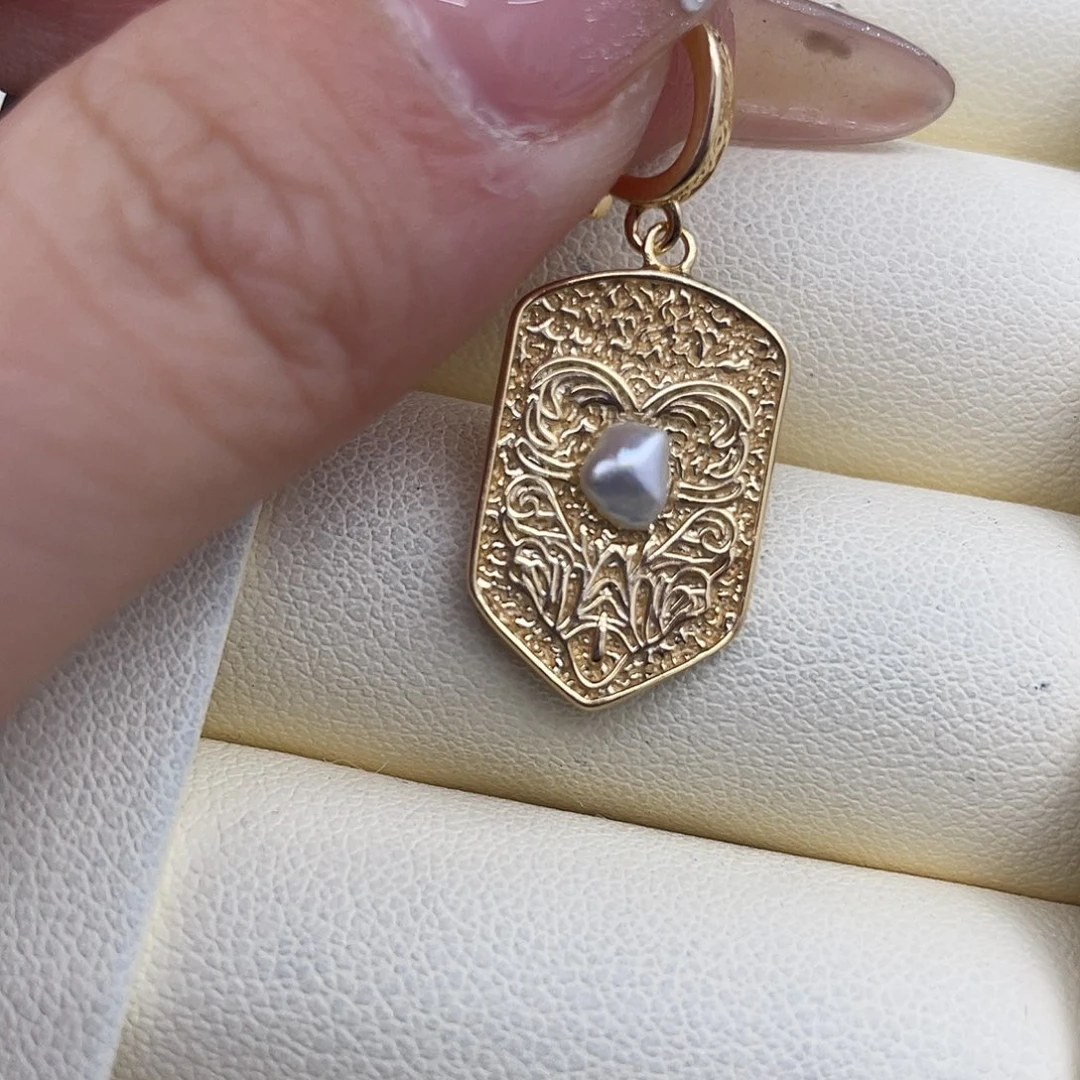 颈饰银S925镶嵌海水珍珠