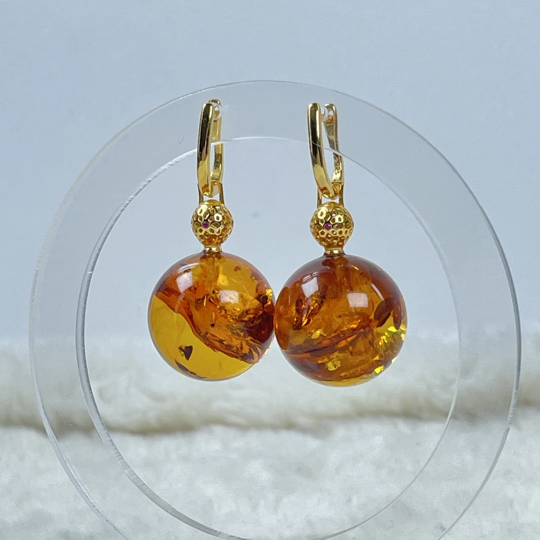 芷桦珠宝-天然俄罗斯花珀20+