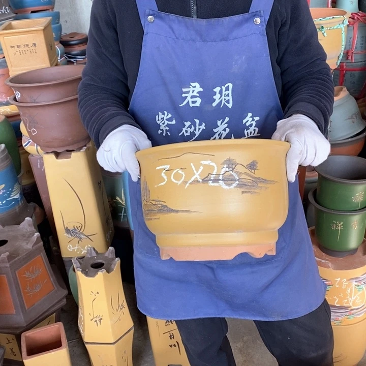 紫砂花盆紫砂花盆