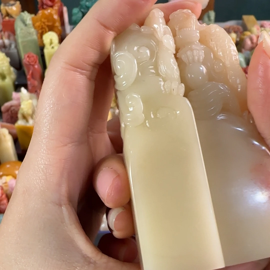 李***R寿山石印石lqbhl0004（一对）