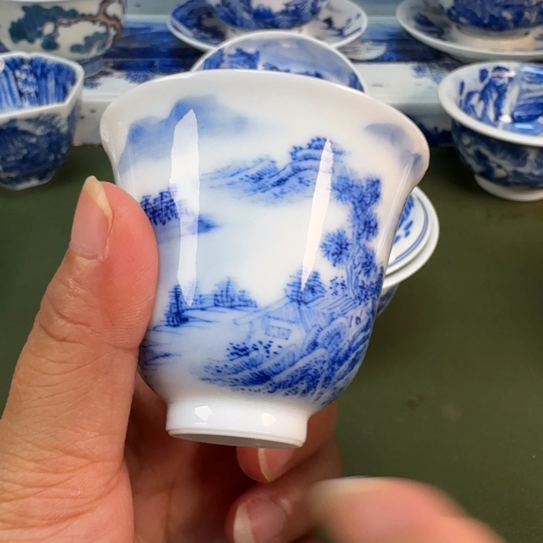 景德镇纯手绘茶具圆圆235