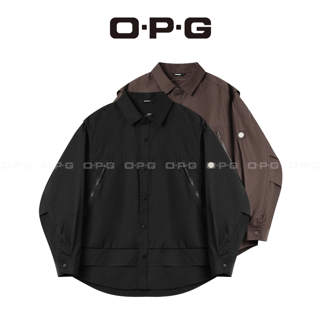 O.P.G【户外工装风假两件外套】夏季情侣新款休闲夹克7878
