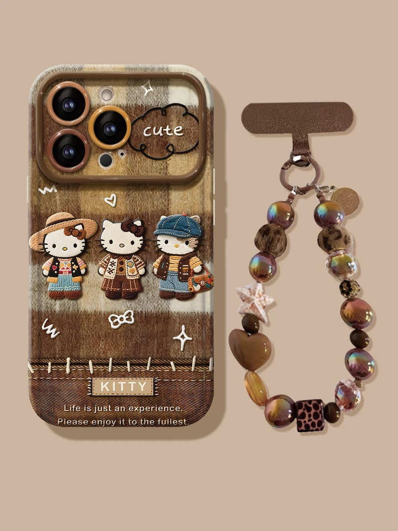 穿搭kt适用苹果17华为vivo/oppo小米iPhone大视窗翻盖镜子手机壳