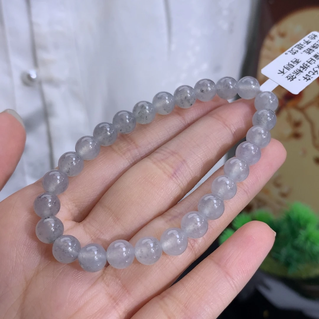 未镶嵌手串翡翠卡7.0冰胶乌鸡