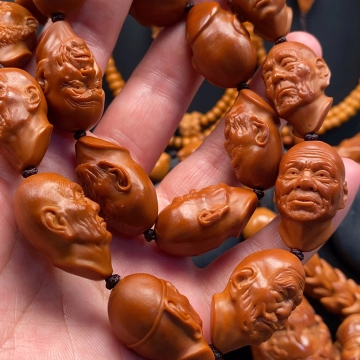 橄榄核手串罗汉手持