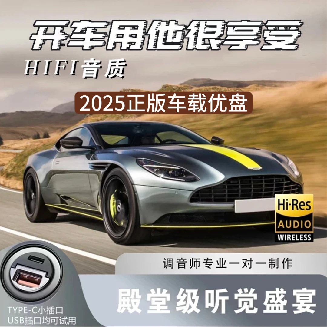 【精选歌单】正版车载音乐 流行经典DJ通用车型无损车载优盘