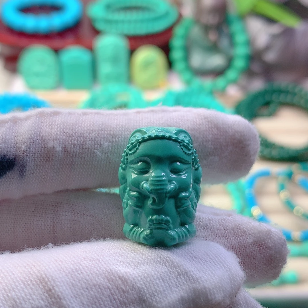非金属雕刻象宝宝
