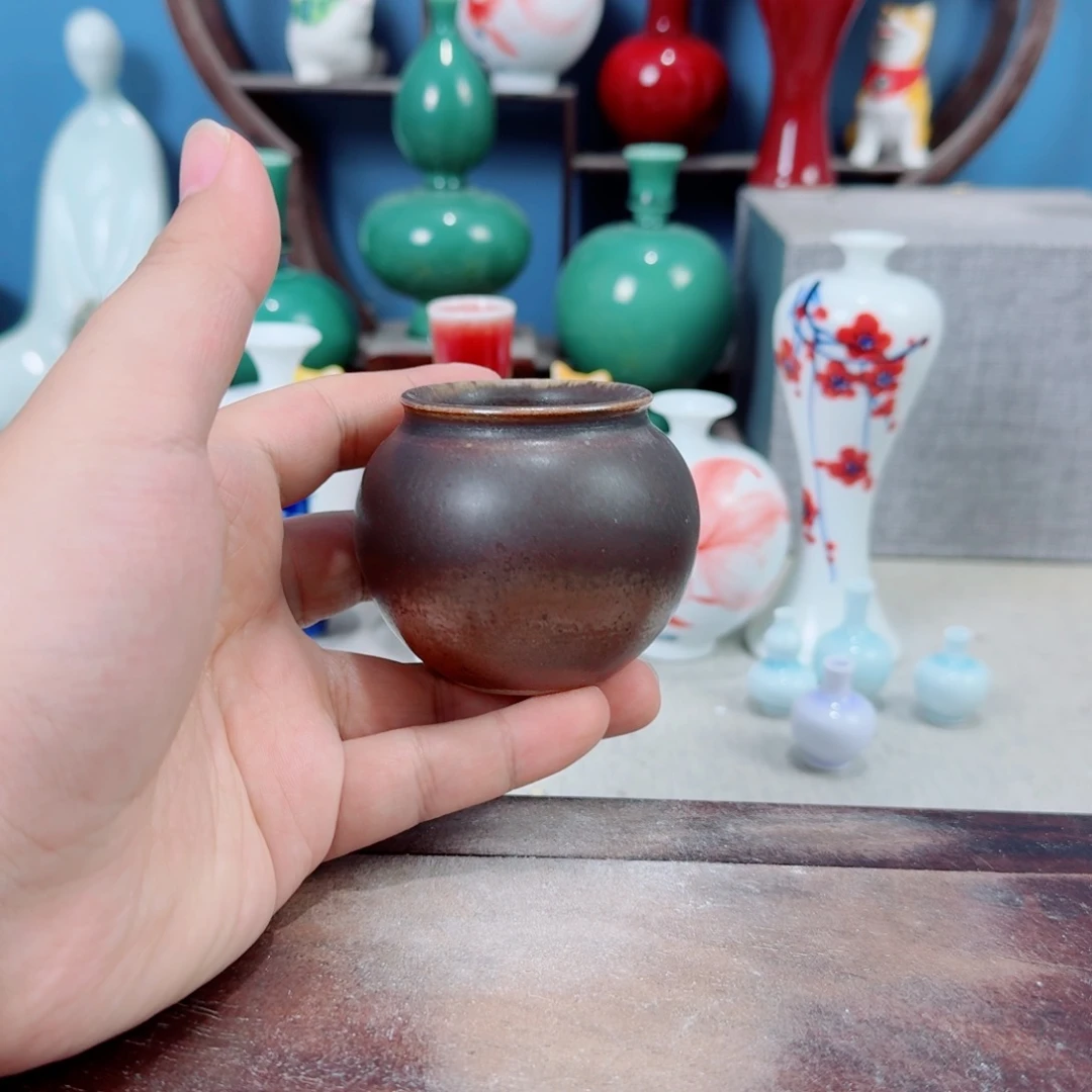陶瓷手工小花器摆件