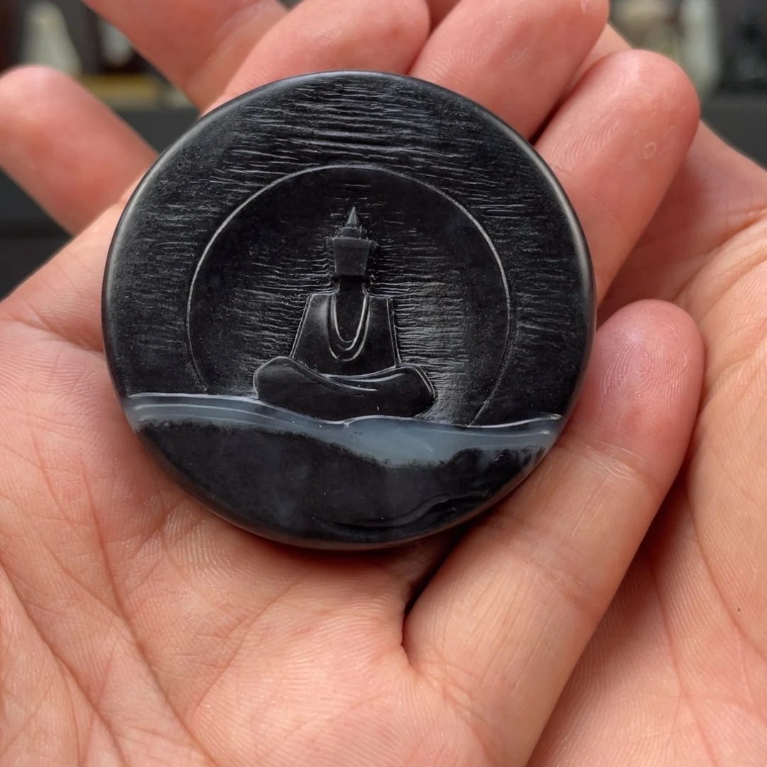 和田玉未镶嵌挂件*️