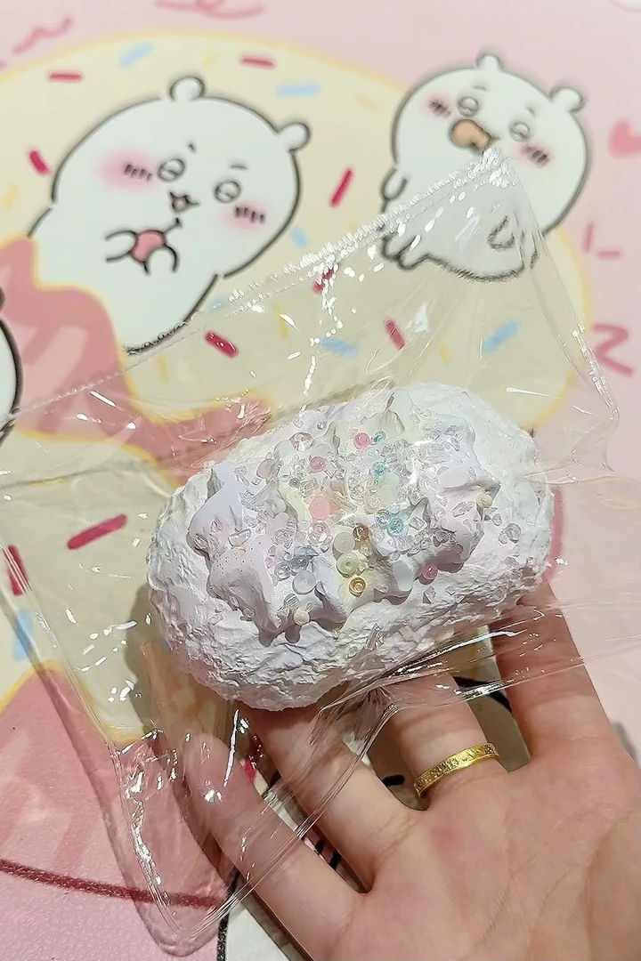 绘笙捏捏乐华夫格蛋糕 瑕疵款手工硅胶捏捏发货后不支持退