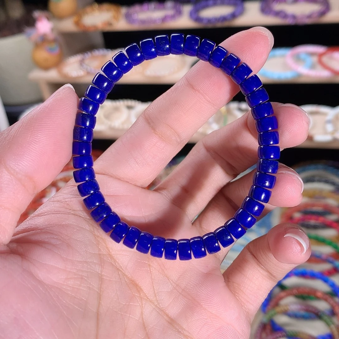未镶嵌青金石手串精工药片青金石6mm