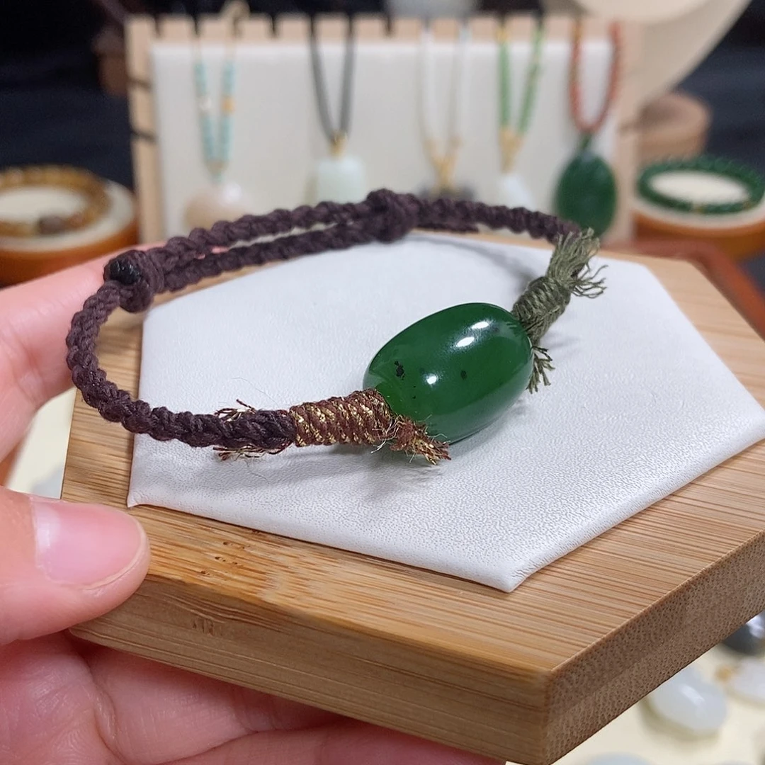 和田玉手绳未镶嵌广****》