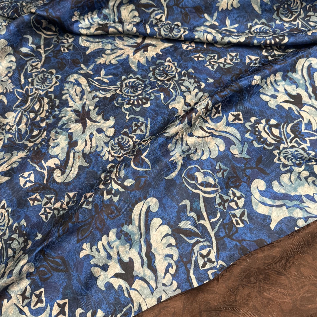 78号绞罗透孔花罗香云纱适合图风新中式服装面料