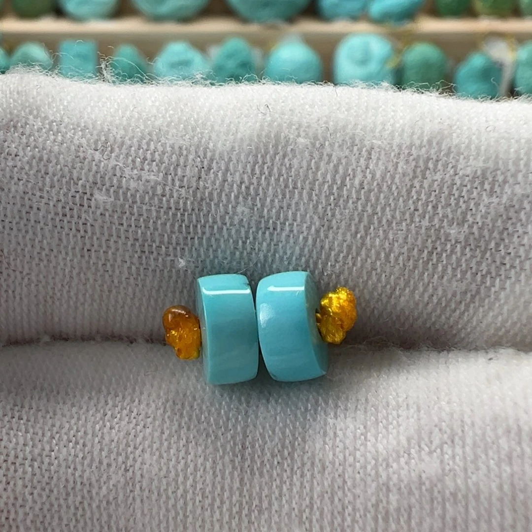 未镶嵌绿松石隔片6.4mm