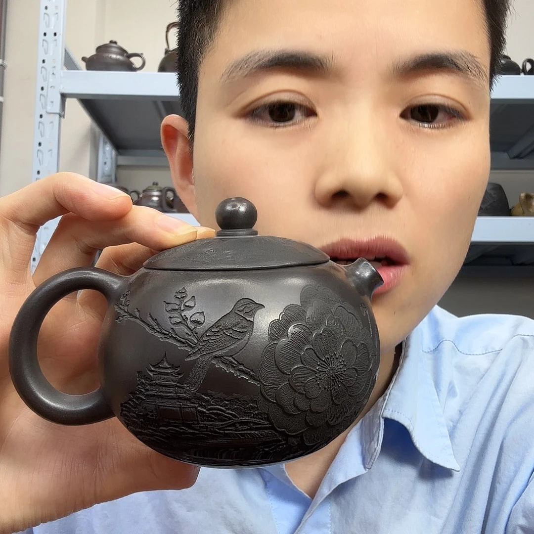 紫砂茶壶民间手艺人全手工制作
