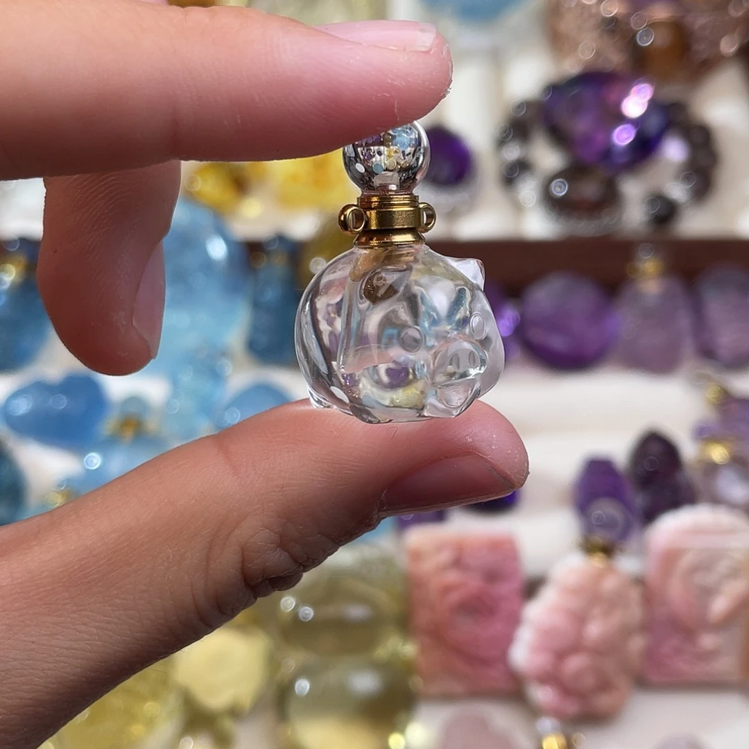 水晶颈饰未镶嵌用****4天然水晶吊坠559