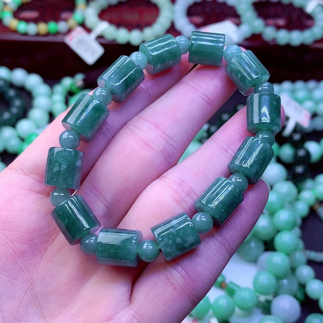 翡翠未镶嵌毛衣链