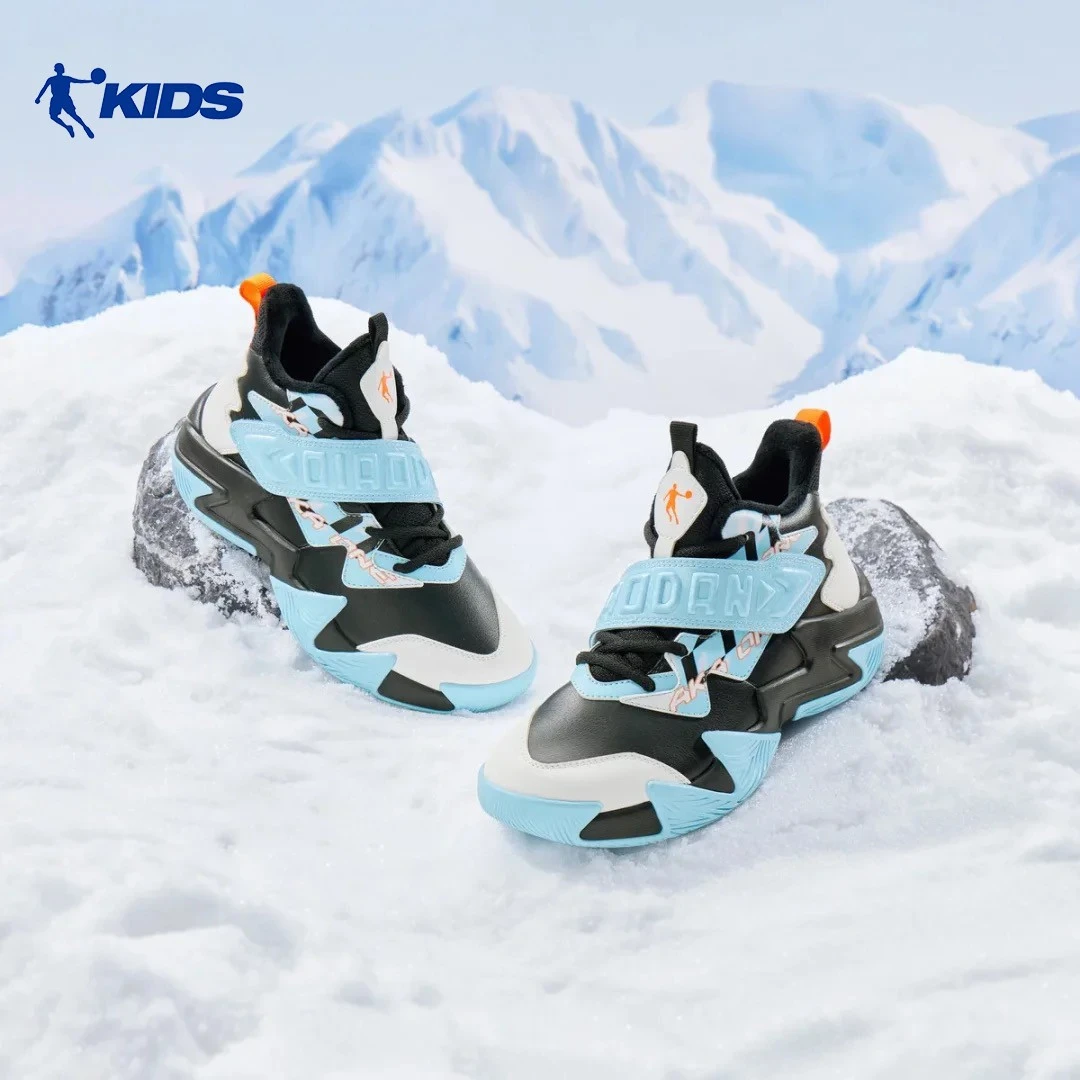 乔丹儿童二棉鞋专业篮球鞋冬季新款训练球鞋6-12岁男大童运动鞋