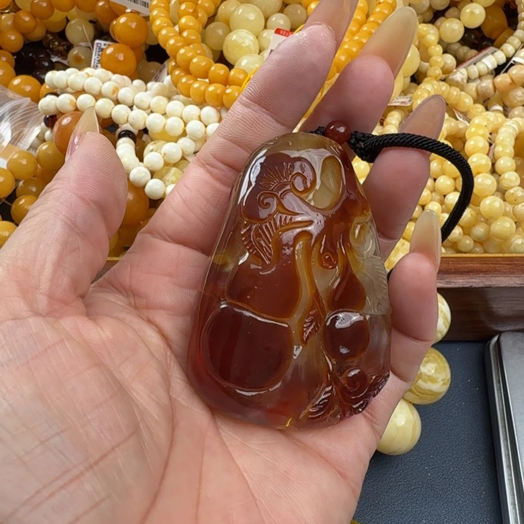 琥珀未镶嵌珠宝奇石