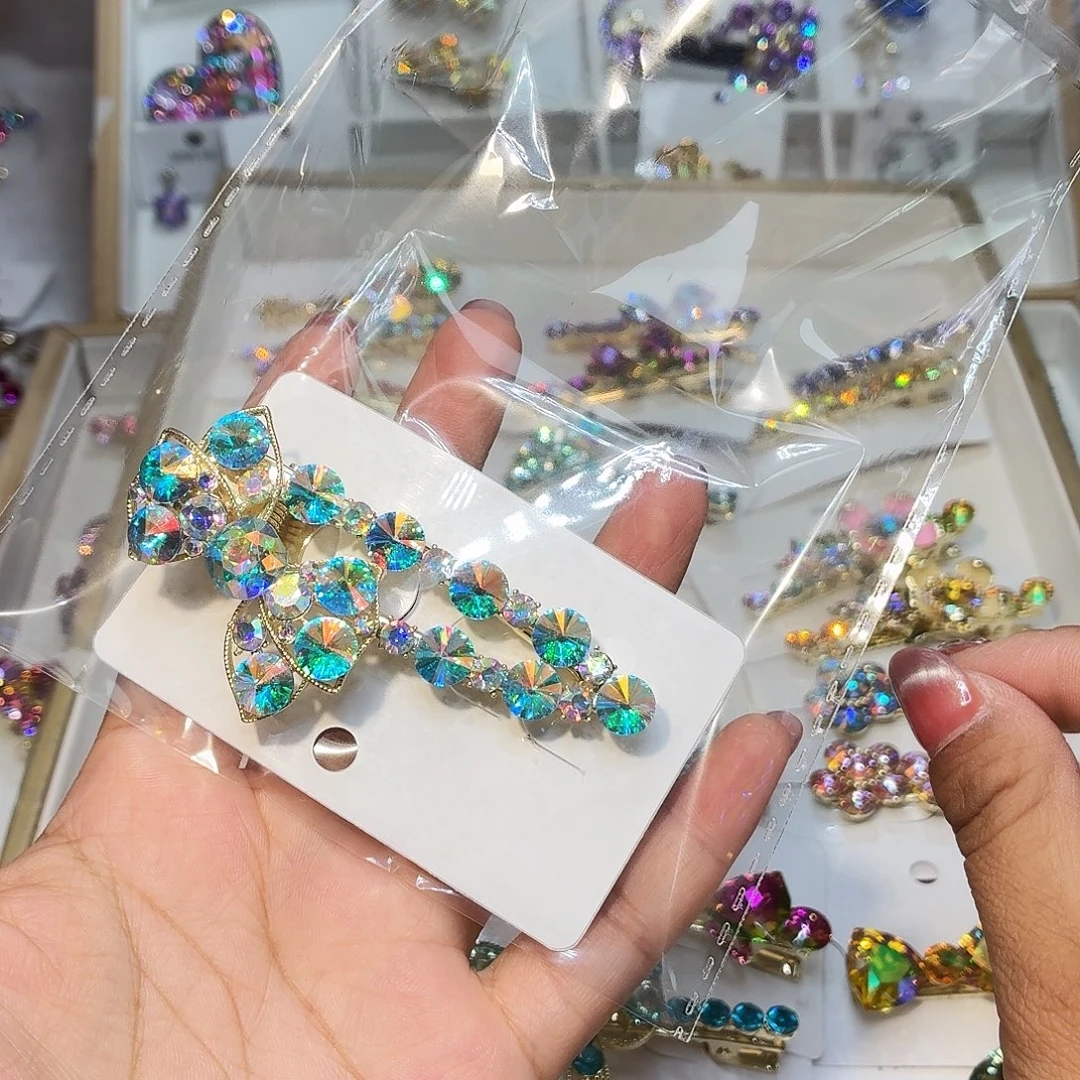 布艺铁合金发饰发夹发夹