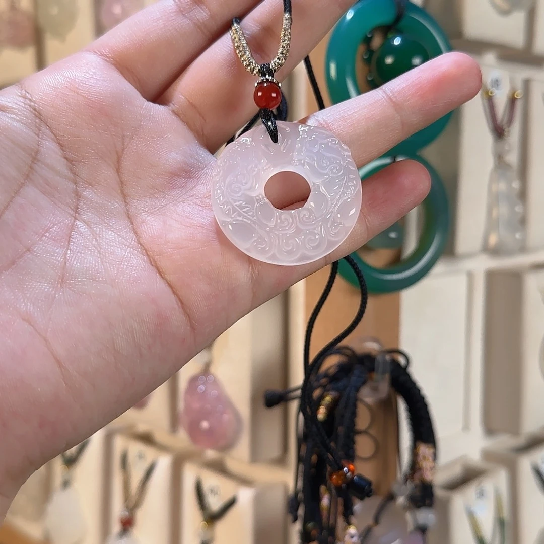 ᥫ***浅未镶嵌颈饰玛瑙/玉髓
