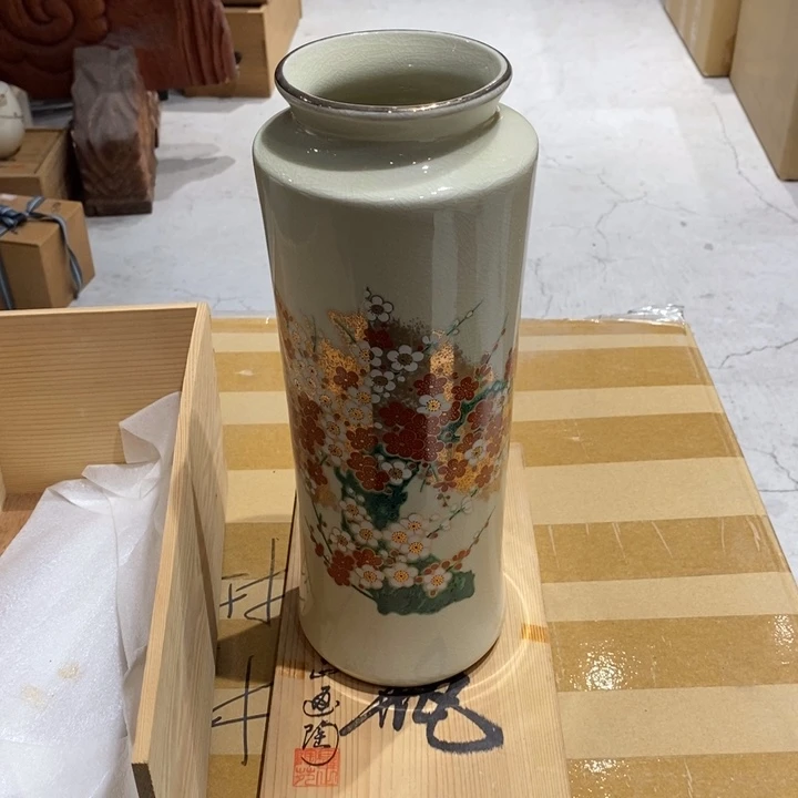 日本瓷器花瓶大漏