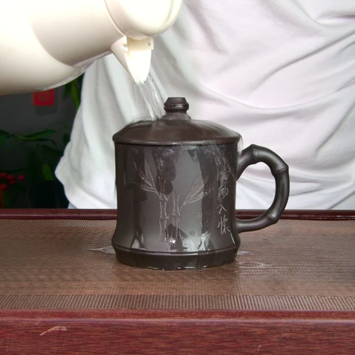 茶杯紫砂高货放漏